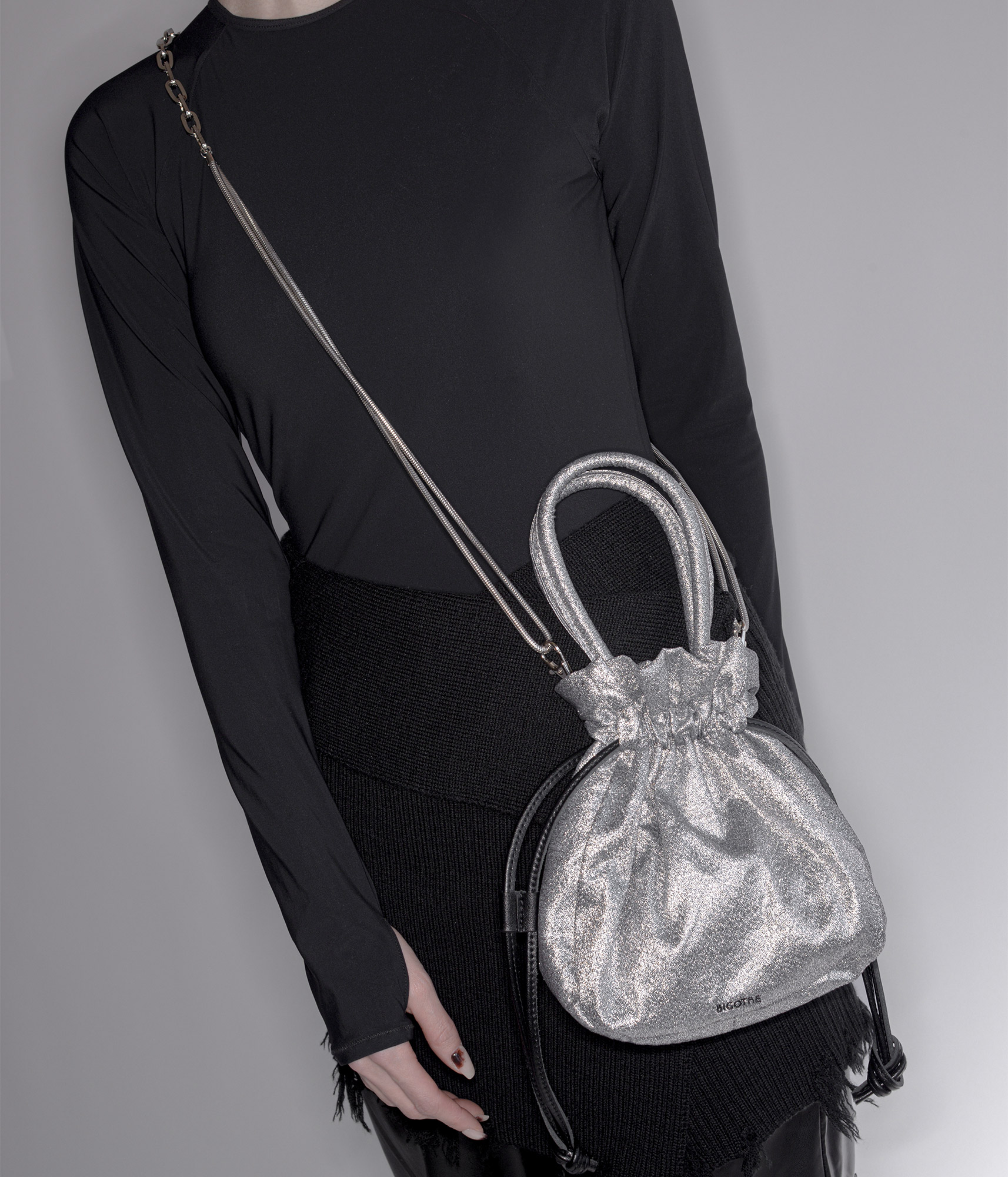 AIRY PURSE HANDLE NISHIJIN 詳細画像 Silver 2